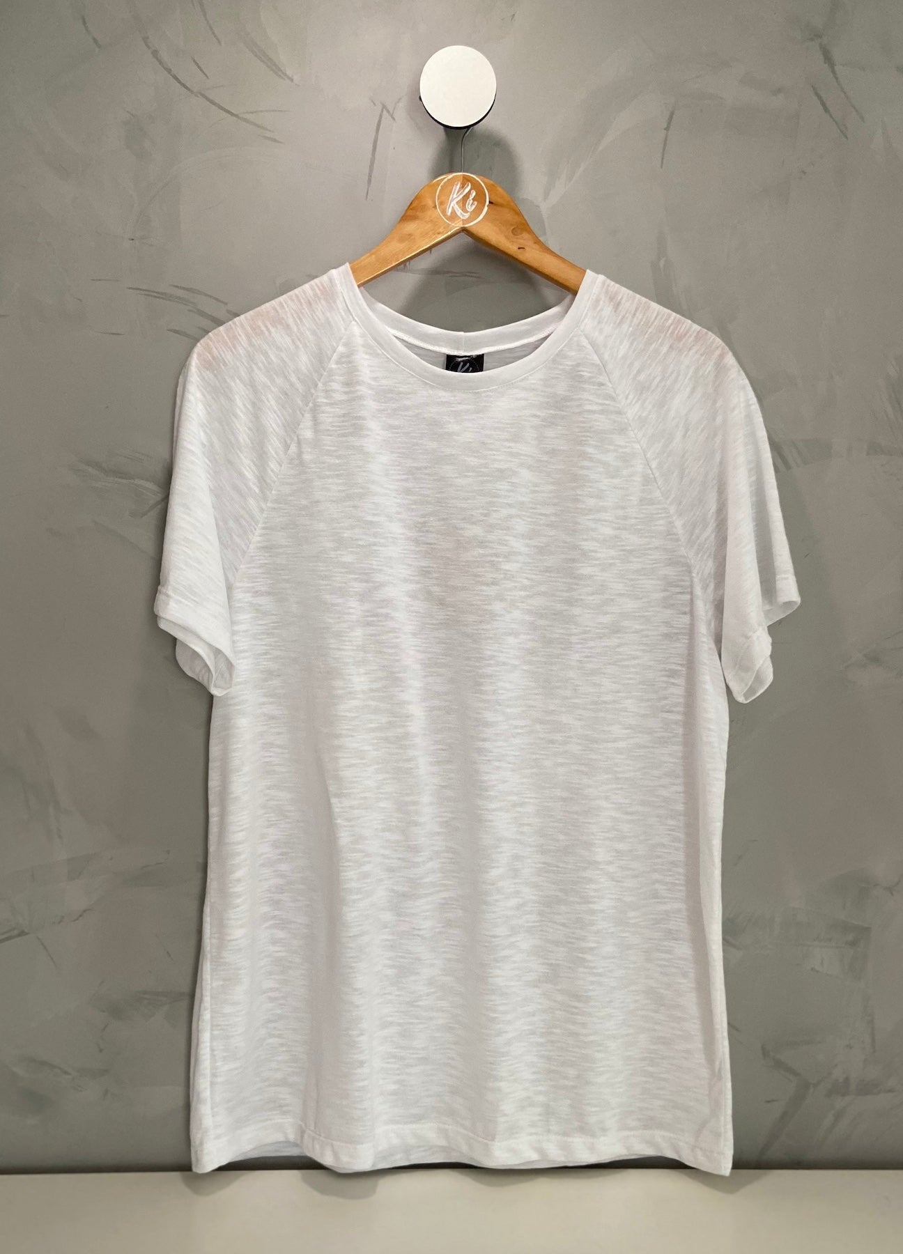 Camiseta Raglan em PET reciclado Branco