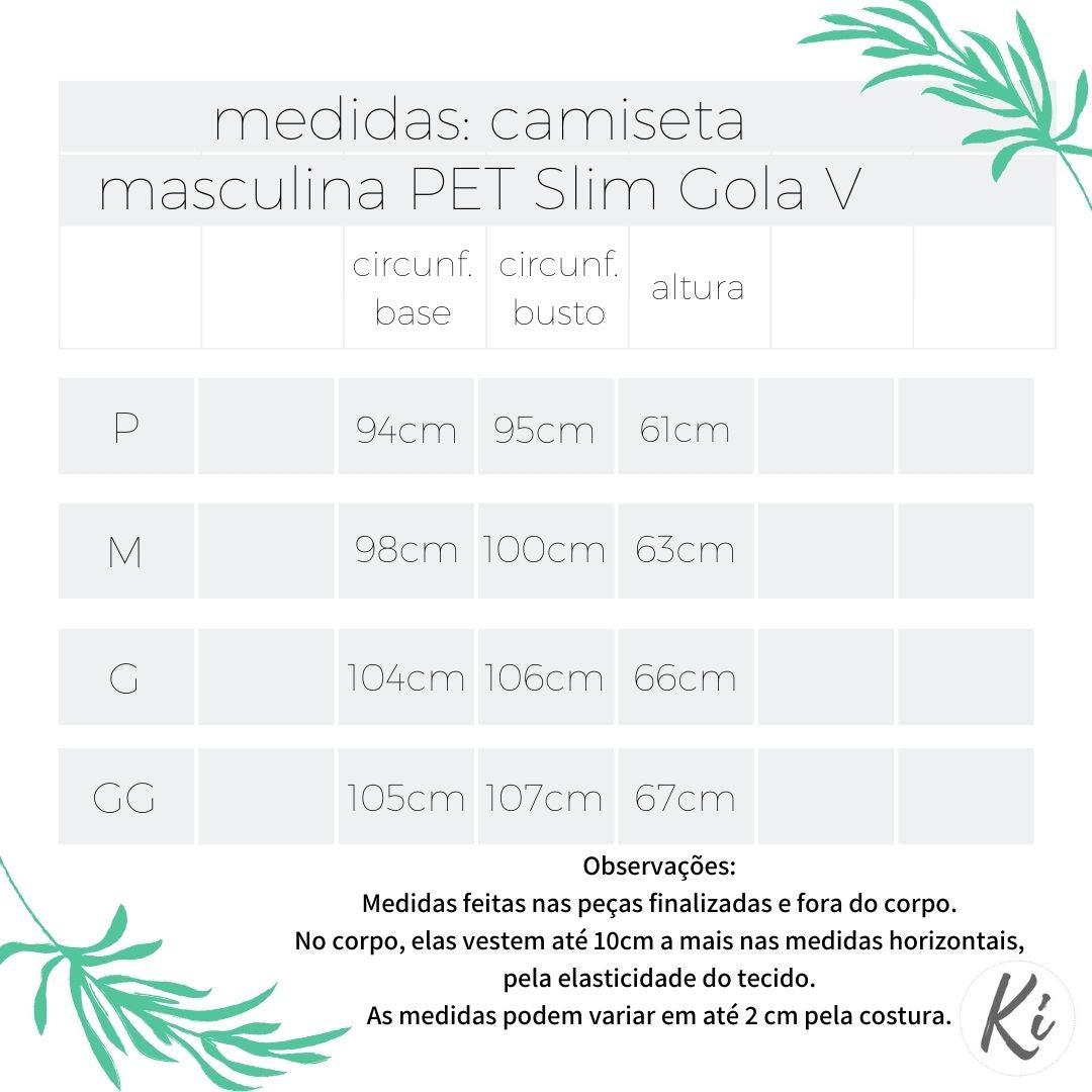 Camiseta PET V Azul Petróleo