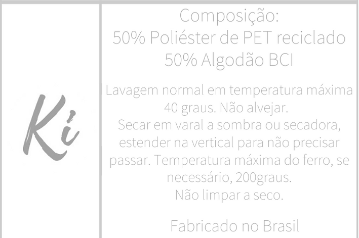Regata com nó em PET reciclado Azul Petróleo