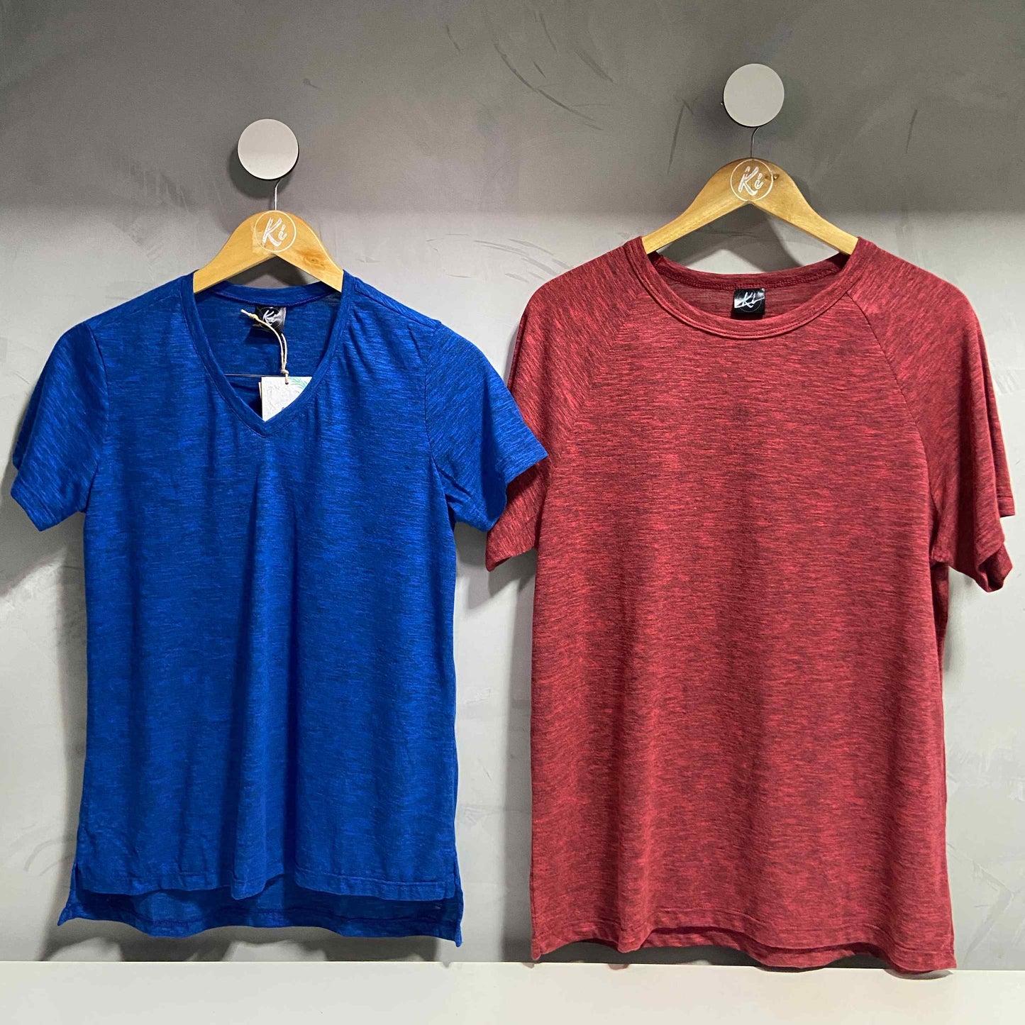 Camiseta Raglan em PET reciclado Vermelha