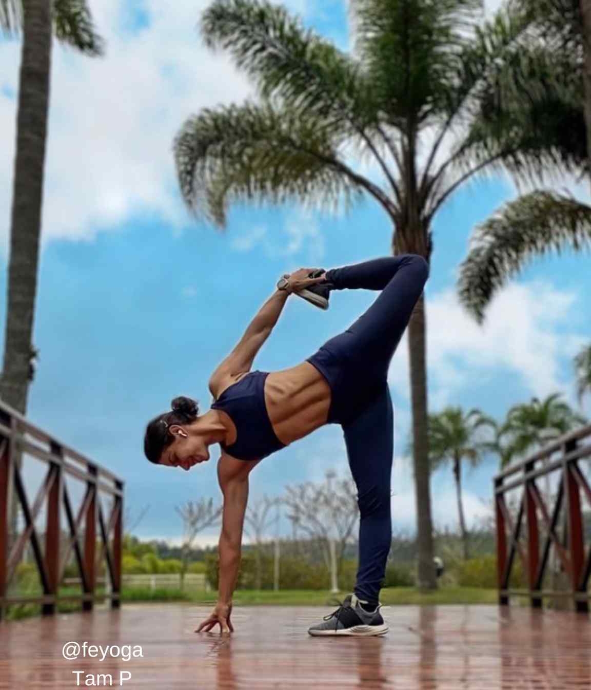 Legging Bio Cintura Super Alta Navy