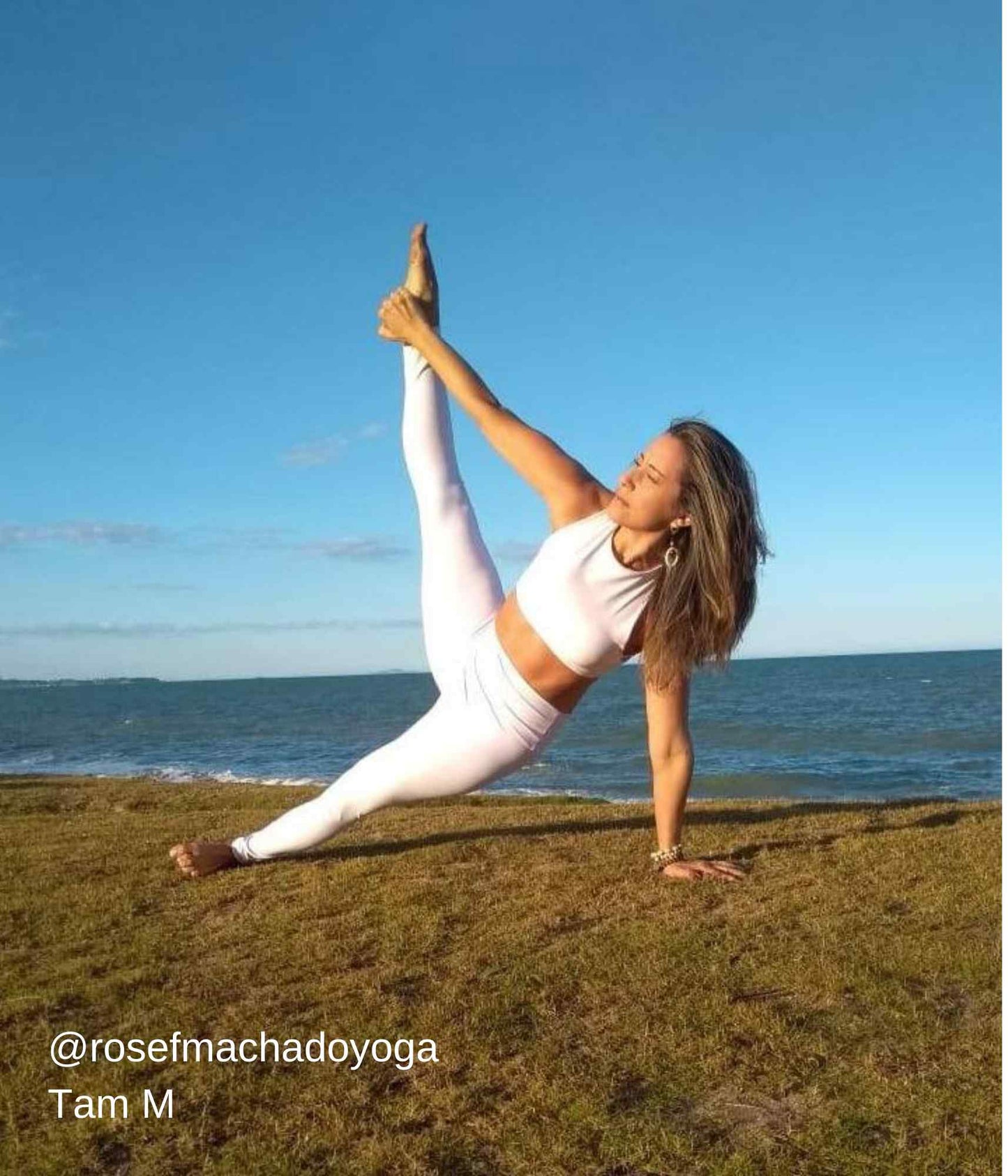 Legging Bio Cintura Super Alta Branco
