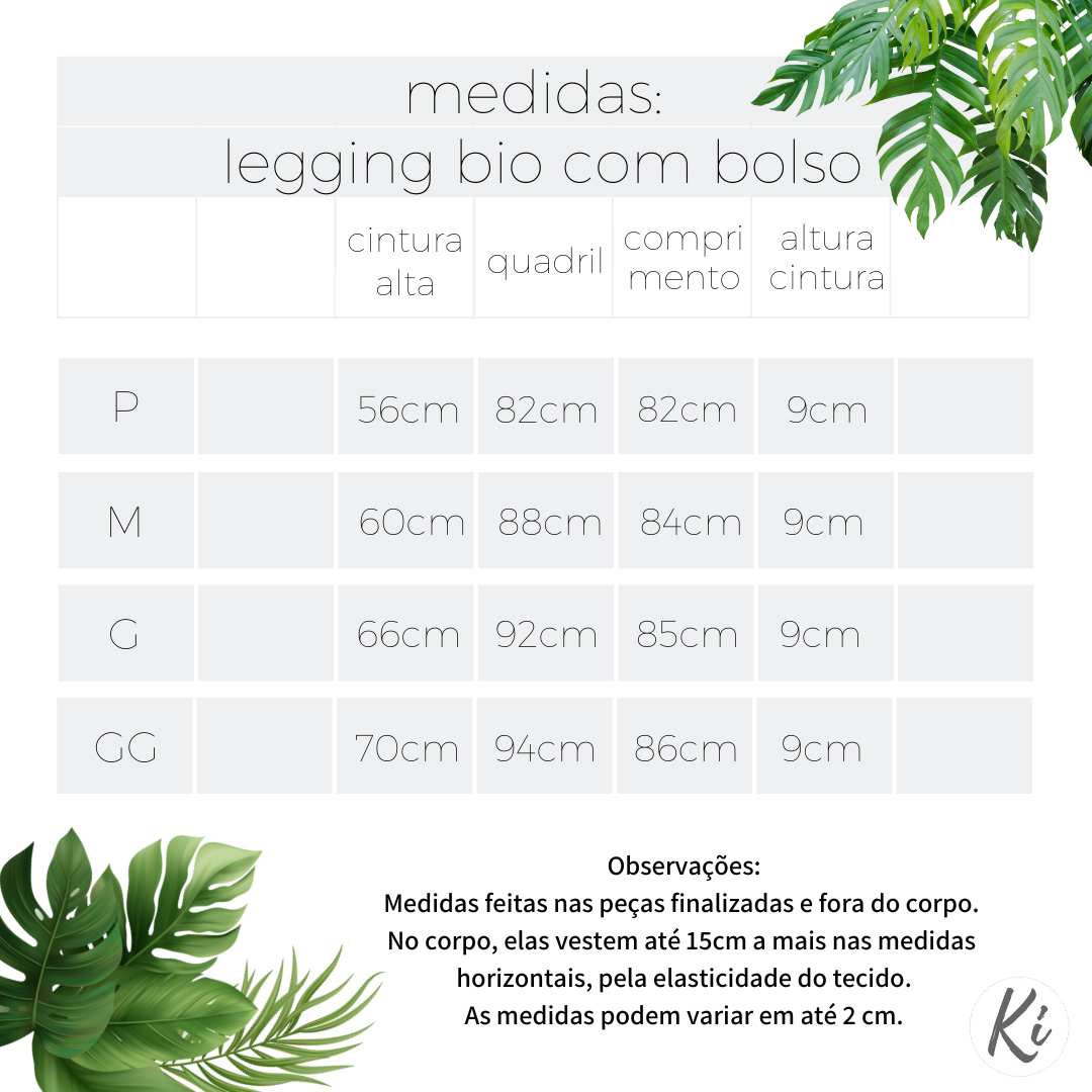 Legging Bio com Bolso Rosa