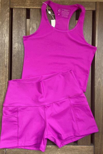Short Energy Bolso Roxo