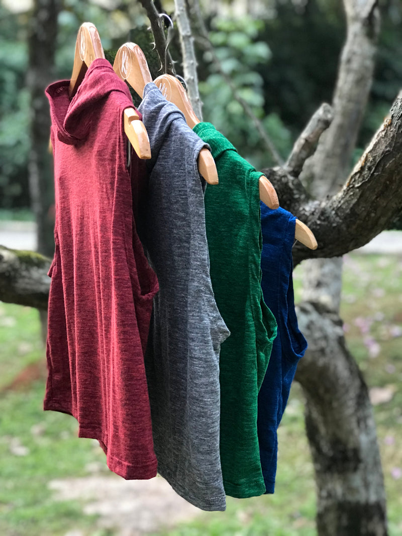 Warrior PET Cropped Regata com Capuz Verde Bandeira