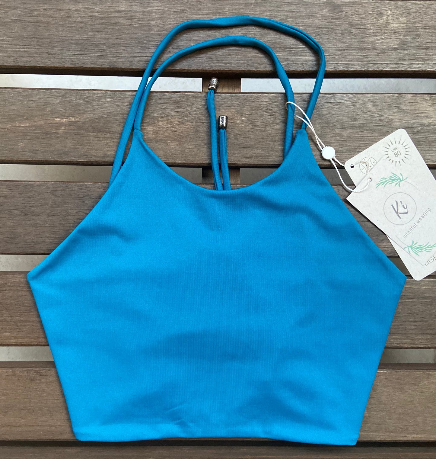 Top Bio Strap Turquesa