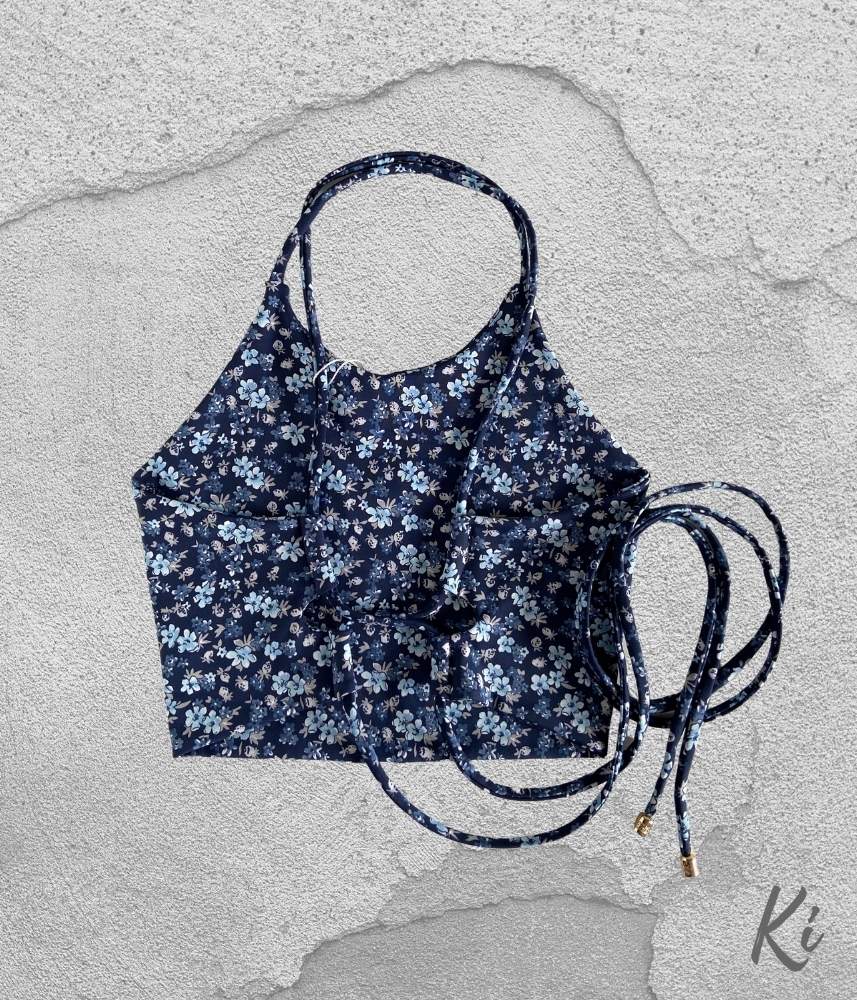Top Bio Strap Estampa Flores