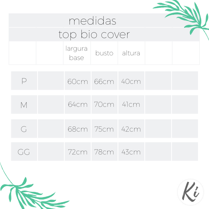 Top Bio Cover Cinza Claro