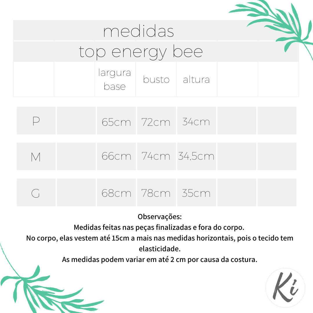 Top Energy Bee Azul Saudade