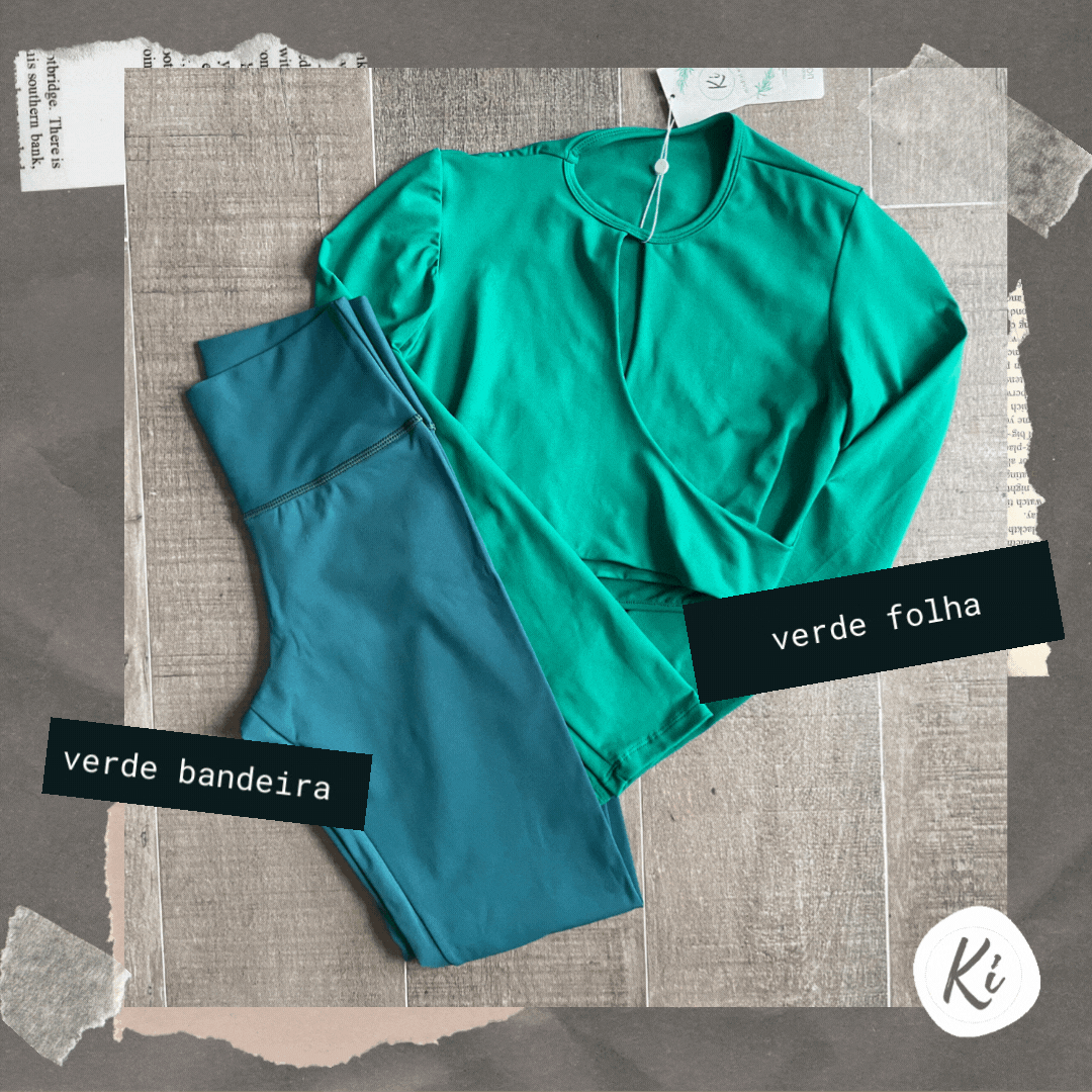 Top Bio Strap Verde Folha